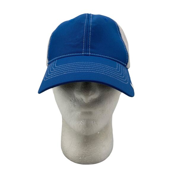 Nike Golf Hat Womens Fitted FlexFit Mesh Back Swoosh Logo Baseball Cap - Picture 1 of 12